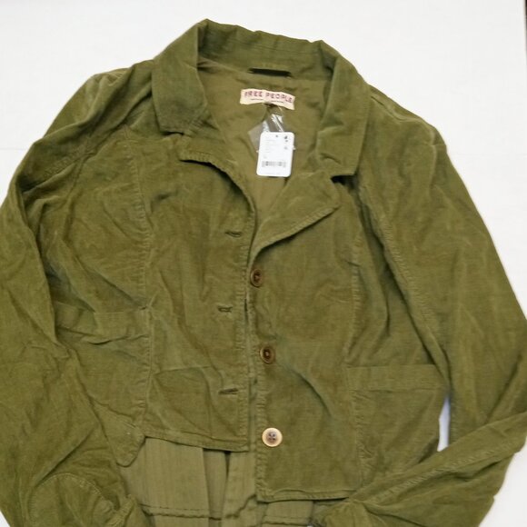 Free People Jackets & Blazers - Free People Army Green Jacket XL - NWT